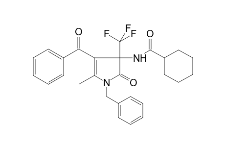 N-[4-benzoyl-1-benzyl-2-keto-5-methyl-3-(trifluoromethyl)-2-pyrrolin-3-yl]cyclohexanecarboxamide