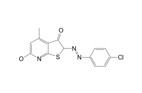 3-HYDROXY-4-METHYL-2-(P-CHLOROPHENYLAZO)-6,7-DIHYDROTHIENO-[2,3-B]-PYRIDINE-6-ONE