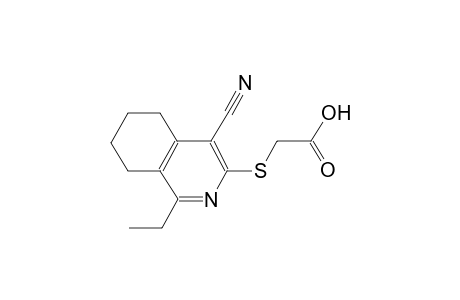 acetic acid, [(4-cyano-1-ethyl-5,6,7,8-tetrahydro-3-isoquinolinyl)thio]-