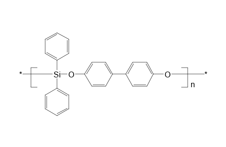 Poly(4,4'-dioxybiphenyl-diphenylsilane)