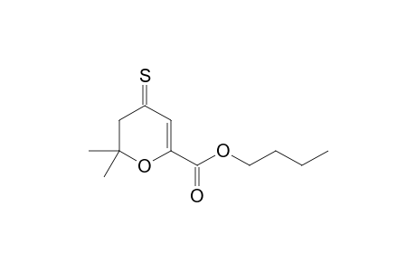 2,2-Dimethyl-4-sulfanylidene-3H-pyran-6-carboxylic acid butyl ester