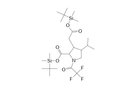 TFA-TBDMS-derivative of dihydrokainic acid