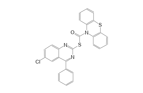 S-(6-chloro-4-phenyl-2-quinazolinyl) 10H-phenothiazine-10-carbothioate