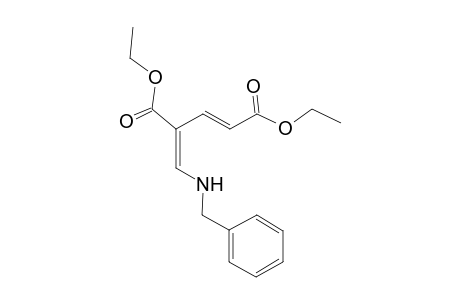 Pent-2-endioic acid, 4-benzylaminomethylidene-, diethyl ester