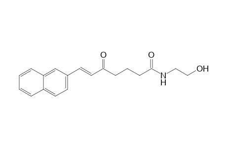 (E)-7-Naphthalen-2-yl-5-oxohept-6-enoic acid ethanolamide