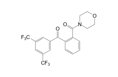 4-(o-[3,5-bis(trifluoromethyl)benzoyl]benzoyl}morpholine