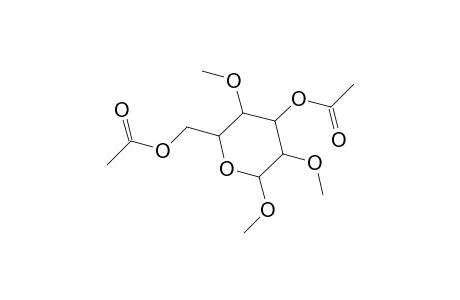 Methyl 3,6-di-O-acetyl-2,4-di-O-methylhexopyranoside
