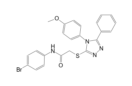 N-(4-bromophenyl)-2-{[4-(4-methoxyphenyl)-5-phenyl-4H-1,2,4-triazol-3-yl]sulfanyl}acetamide