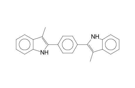 Benzene, 1,4-bis(3-methylindol-2-yl)-