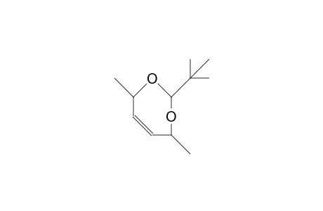 R-2-tert-Butyl-cis-4,cis-7-dimethyl-1,3-dioxacyclohept-5-ene