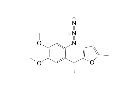 2-[1-(2-Azido-4,5-dimethoxyphenyl)ethyl]-5-methylfuran