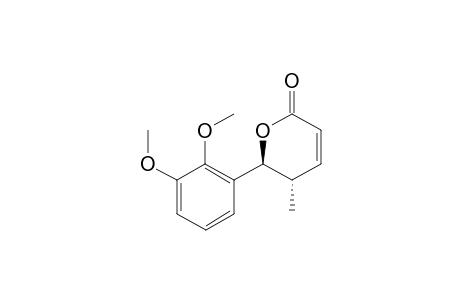 (5S)-Methyl-(6S)-(2,3-dimethoxyphenyl)-5,6-dihydropyran-2-one