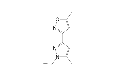 3-(1-ETHYL-5-METHYL-1H-3-PYRAZOLYL)-5-METHYL-ISOXAZOLE