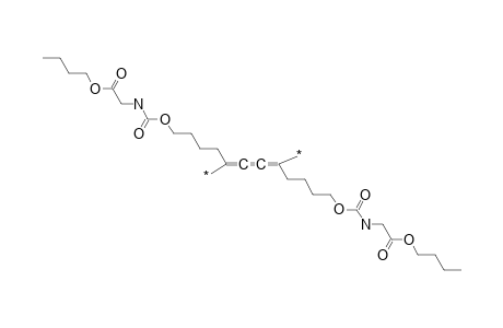 Poly[1,4-di(butoxycarbonylmethyleneaminocarbonyloxytetramethylene)butatriene]