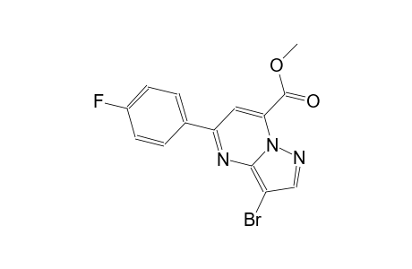 pyrazolo[1,5-a]pyrimidine-7-carboxylic acid, 3-bromo-5-(4-fluorophenyl)-, methyl ester