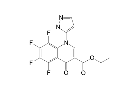ETHYL-4-OXO-1(PYRAZOL-3-YL)-5,6,7,8-TETRAFLUORO-1,4-DIHYDROQUINOLINE-3-CARBOXYLATE
