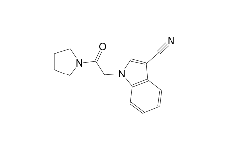 1-[2-oxo-2-(1-pyrrolidinyl)ethyl]-1H-indole-3-carbonitrile