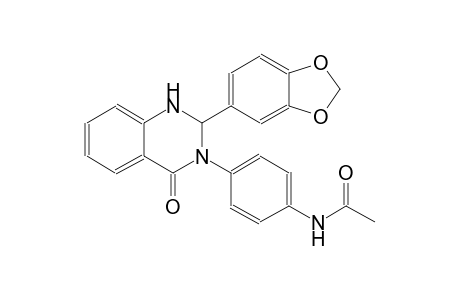 acetamide, N-[4-(2-(1,3-benzodioxol-5-yl)-1,4-dihydro-4-oxo-3(2H)-quinazolinyl)phenyl]-