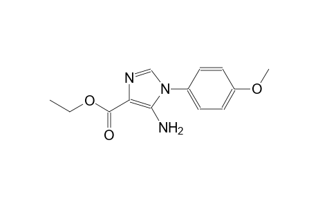 1H-imidazole-4-carboxylic acid, 5-amino-1-(4-methoxyphenyl)-, ethyl ester