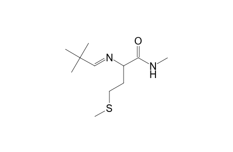 2-([(E)-2,2-Dimethylpropylidene]amino)-N-methyl-4-(methylsulfanyl)butanamide