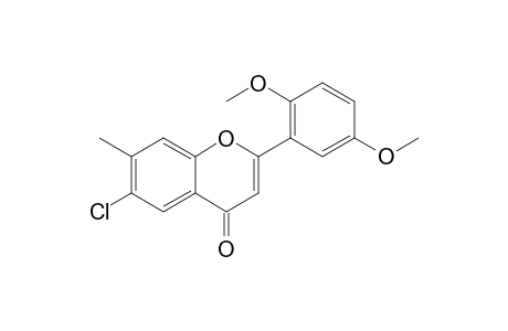 6-Chloro-2',5'-dimethoxy-7-methylflavone