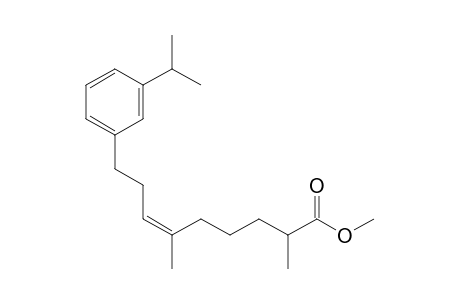 Methyl 9 - (m-isopropylphenyl) - 2,6 - dimethyl - cis - 6 - nonen - oate