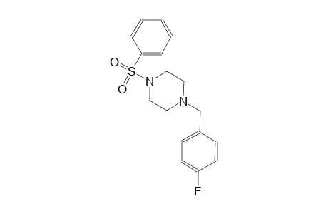 piperazine, 1-[(4-fluorophenyl)methyl]-4-(phenylsulfonyl)-