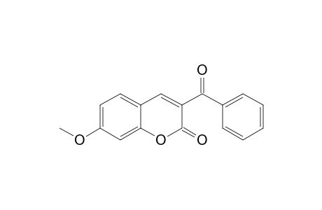 2H-1-benzopyran-2-one, 3-benzoyl-7-methoxy-