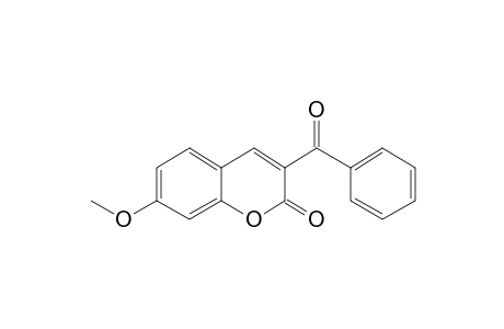 2H-1-benzopyran-2-one, 3-benzoyl-7-methoxy-