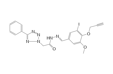 2H-tetrazole-2-acetic acid, 5-phenyl-, 2-[(E)-[3-iodo-5-methoxy-4-(2-propynyloxy)phenyl]methylidene]hydrazide
