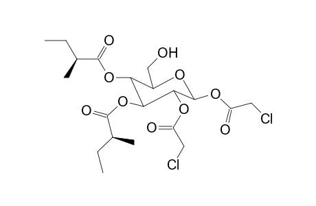 1,2-Di-O-chloroacetyl-3,4-di-O-[(2S)-2-methylbutyroyl]-D-glucopyranose