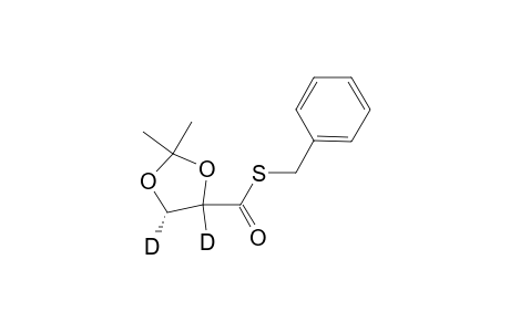 2,2-Dimethyl-4,5-dideuterio-4-benzylthiocarbonyl-1,3-dioxolane