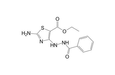 2-Amino-4-(benzoylhydrazo)-5-thiazolecarboxylic acid ethyl ester