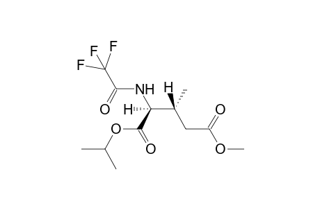 (2S,3R)-3-methyl-2-[(2,2,2-trifluoro-1-oxoethyl)amino]pentanedioic acid O5-methyl ester O1-propan-2-yl ester