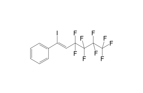 (3,3,4,4,5,5,6,6,6-Nonafluoro-1-iodohex-1-en-1-yl)-benzene