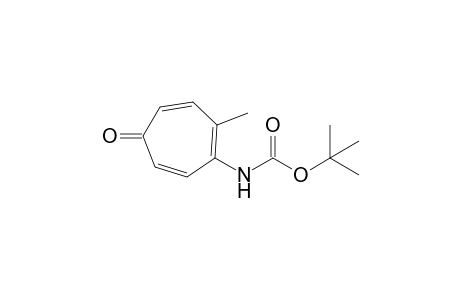4-[N-(t-Butocxycarbonyl)amino]-5-methyl-2,4,6-cycloheptatrien-1-one