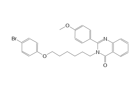 3-[6-(4-bromophenoxy)hexyl]-2-(4-methoxyphenyl)-4(3H)-quinazolinone