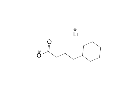 Lithium cyclohexanebutyrate