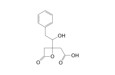 3-carboxymethyl-3,4-dihydroxy-5-phenylpentanoic acid, .beta.-lactone