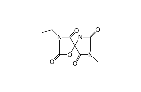 6,8-DIMETHYL-3-ETHYL-1-OXA-3,6,8-TRIAZASPIRO[4.4]NONANE-2,4,7,9-TETRONE