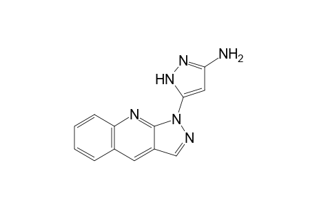 5-(1H-pyrazolo[3,4-b]quinolin-1-yl)-1H-pyrazol-3-amine