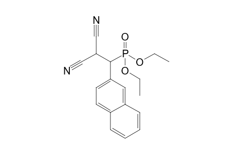 Diethyl 2,2-dicyano-1-(naphthalen-2-yl)ethylphosphonate