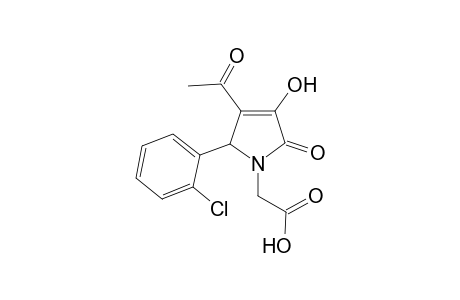 1H-Pyrrole-1-acetic acid, 3-acetyl-2-(2-chlorophenyl)-2,5-dihydro-4-hydroxy-5-oxo-