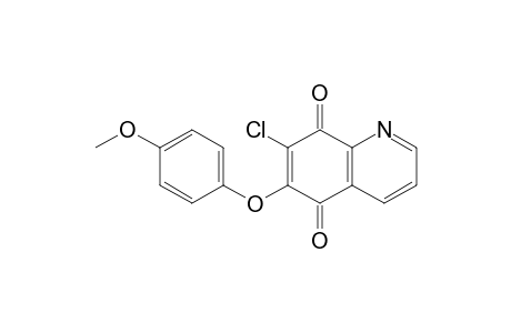 7-Chloro-6-(p-methoxyphenoxy)-quinoline-5,8-dione
