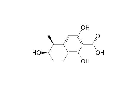 2,6-Dihydroxy-4-[(1S,2R)-2-hydroxy-1-methyl-propyl]-3-methyl-benzoic acid