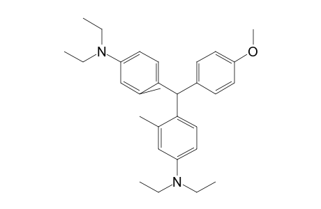 Benzenamine, 4,4'-[(4-methoxyphenyl)methylene]bis[N,N-diethyl-3-methyl-