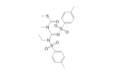 S-methyl[(ethyltosylamino)(tosylimino)methyl](methyl)thiocarbamate