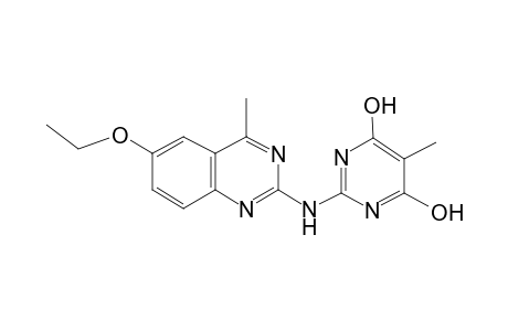 2-[(6-Ethoxy-4-methyl-2-quinazolinyl)amino]-5-methyl-4,6-pyrimidinediol