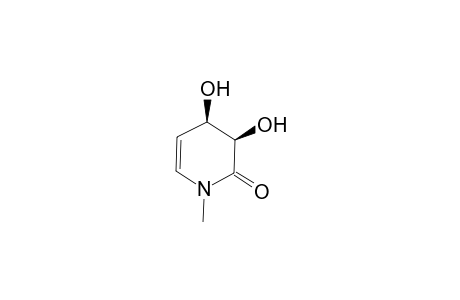 (3R,4R)-1-methyl-3,4-bis(oxidanyl)-3,4-dihydropyridin-2-one