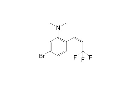 (Z)-5-Bromo-N,N-dimethyl-2-(3,3,3-trifluoroprop-1-enyl)aniline